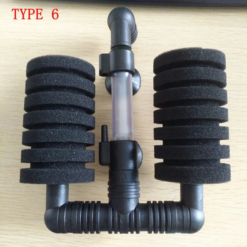 Aquarium Filter Sponge Fish Tank Fish Air Pump Skimmer Biochemical Sponge Filter filtration Aquatic Water Purification