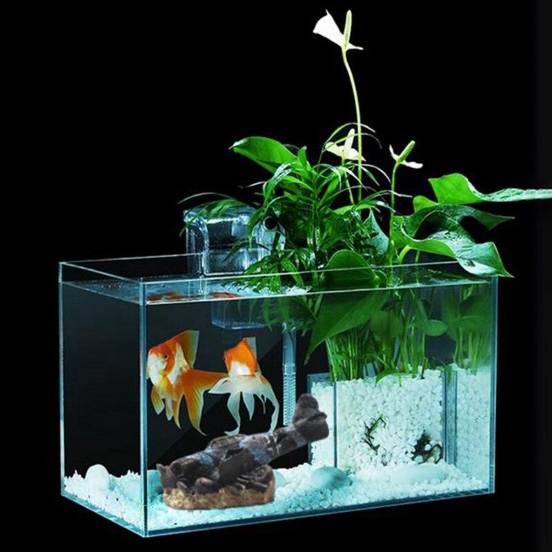 Aquarium Accessoires Small Aircraft In Ship Wreck Decor Landscape Decoration Boat Fish Tank Ornament Background