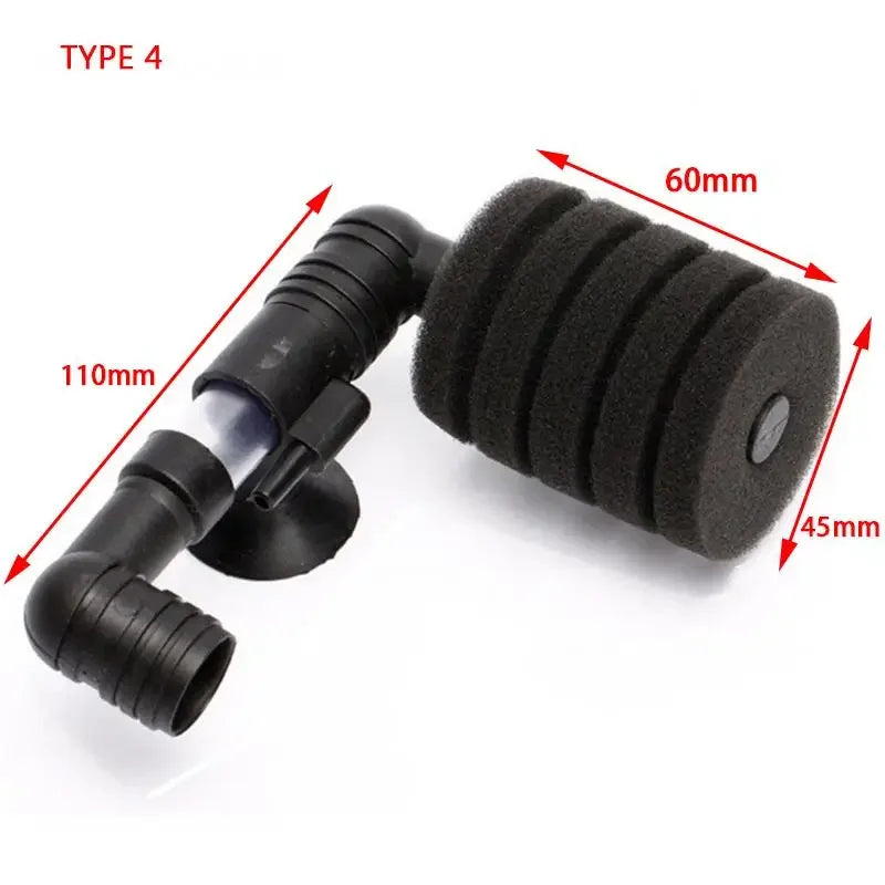 Aquarium Filter Sponge Fish Tank Fish Air Pump Skimmer Biochemical Sponge Filter filtration Aquatic Water Purification