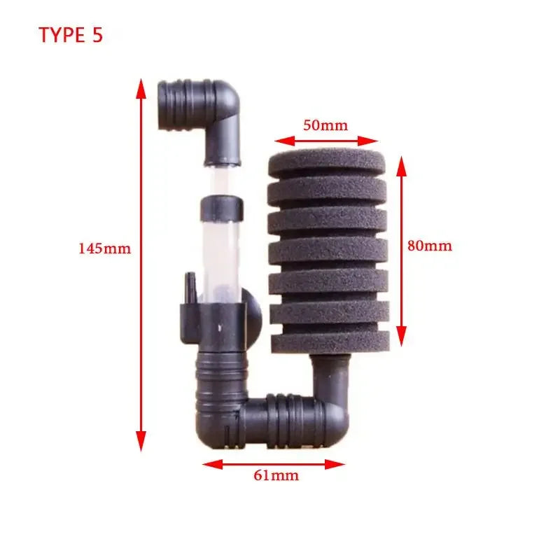Aquarium Filter Sponge Fish Tank Fish Air Pump Skimmer Biochemical Sponge Filter filtration Aquatic Water Purification