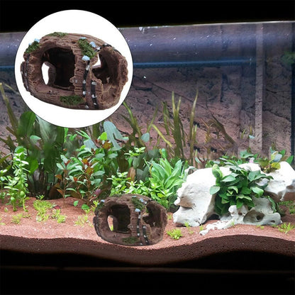 Fish Tank Artificial Bridge Resin Landscape Decoration Bridge Aquarium Equipment Accessories Ornament Cave Aquatic Pet Fish